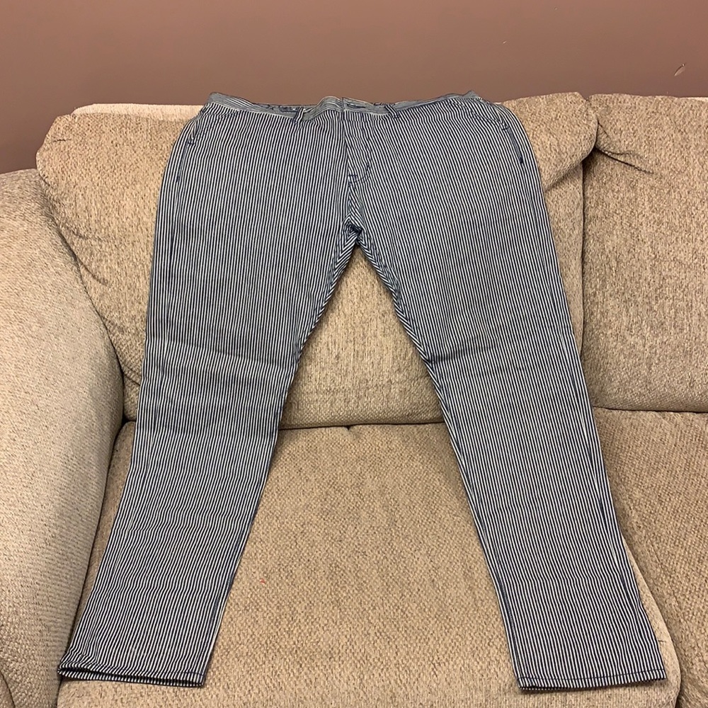 Billionaire Boys Striped Farmer Jeans